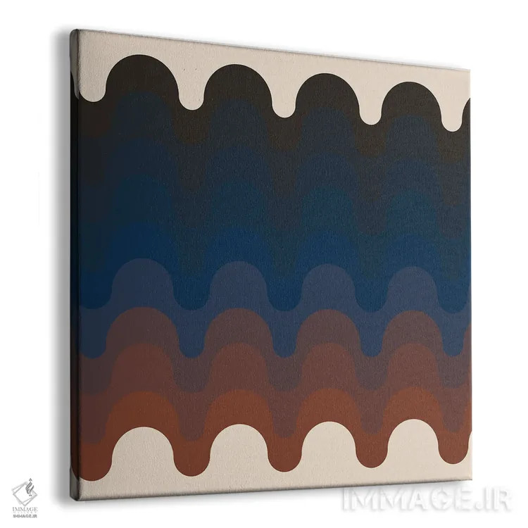 تابلو شفق خولیو اثر دیزاینز سرکا ۷۸ - نمای پرسپکتیو محصول