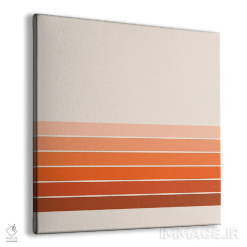 تابلو راهراههای بهار صخره سرخ اثر دیزاینز سرکا ۷۸ - نمای پرسپکتیو محصول