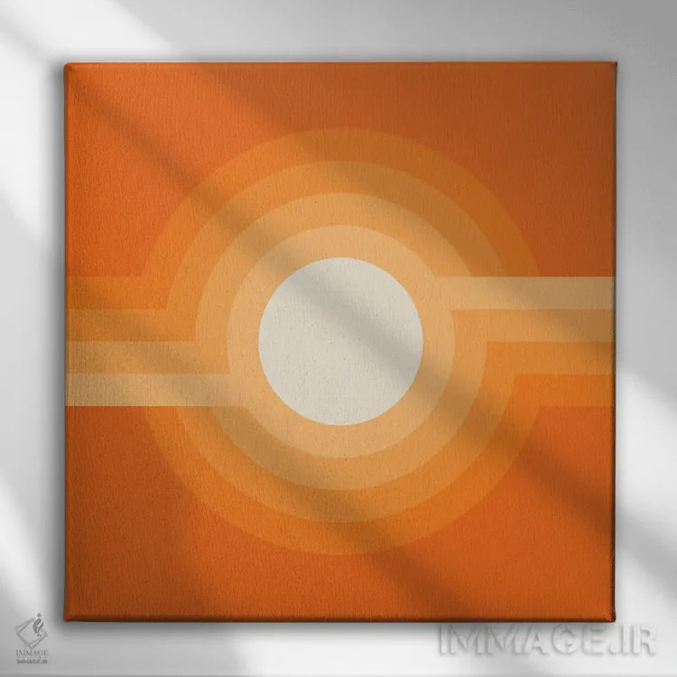 تابلو کرمآبمیوهای ماهخالی اثر دیزاینز سرکا ۷۸ - نمای روبهرو روی دیوار