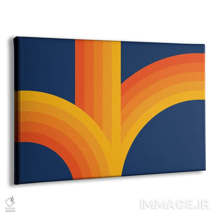 تابلو پرش غروب اثر دیزاینز سرکا ۷۸ - نمای پرسپکتیو محصول