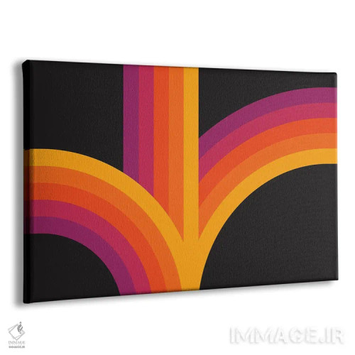 تابلو پرش ویدیویی VHS اثر دیزاینز سرکا ۷۸ - نمای پرسپکتیو محصول