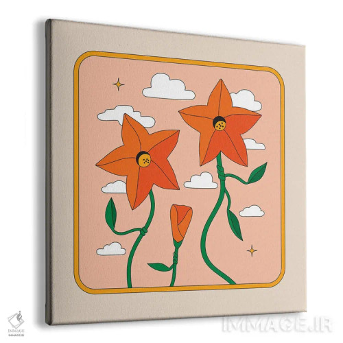 تابلو زمان تاک اثر دیزاینز سرکا ۷۸ - نمای پرسپکتیو محصول