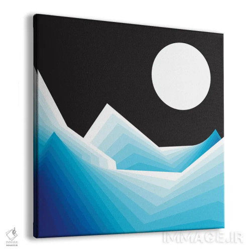 تابلو ماه ژانویه اثر دیزاینز سرکا ۷۸ - نمای پرسپکتیو محصول