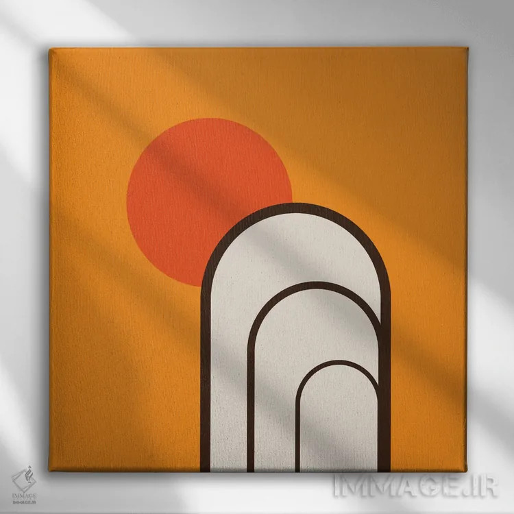 تابلو درخت توس اثر دیزاینز سرکا ۷۸ - نمای روبهرو روی دیوار