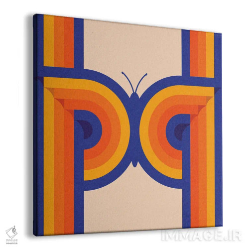 تابلو نوارهای پروانهای اثر دیزاینز سرکا ۷۸ - نمای پرسپکتیو محصول