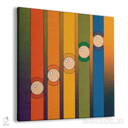 تابلو لولهها اثر دیزاینز سرکا ۷۸ - نمای پرسپکتیو محصول