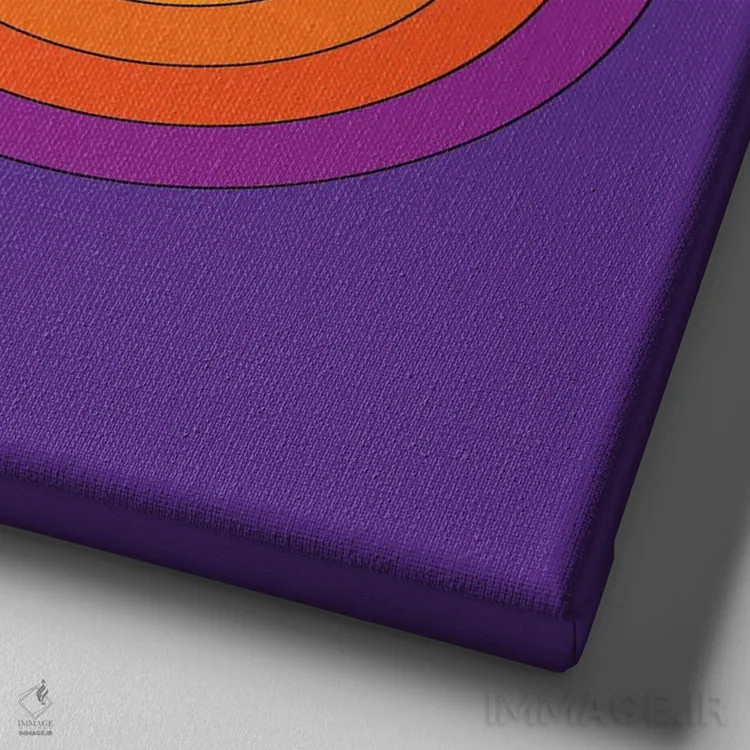 تابلو Why Not,چرا، چرا نه اثر دیزاینز سرکا ۷۸ - نمای نزدیک بافت بوم