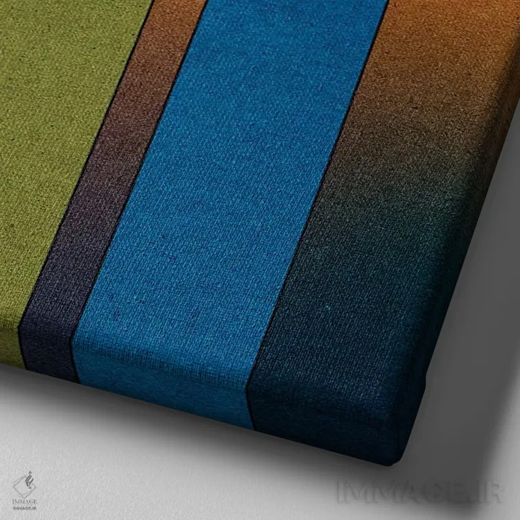 تابلو لولهها اثر دیزاینز سرکا ۷۸ - نمای نزدیک بافت بوم