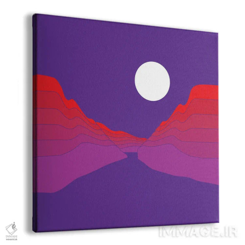 تابلو درهٔ آمتیست اثر دیزاینز سرکا ۷۸ - نمای پرسپکتیو محصول