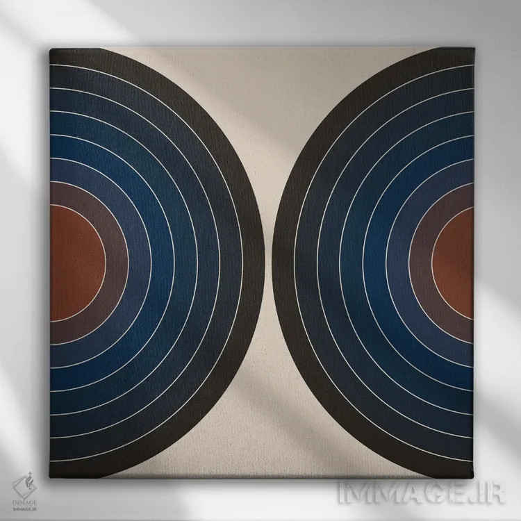 تابلو سونار گرگومیش اثر دیزاینز سرکا ۷۸ - نمای روبهرو روی دیوار