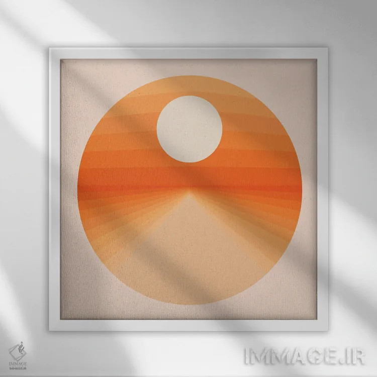 تابلو فاصله اثر دیزاینز سرکا ۷۸ - نمای قابدار سفید