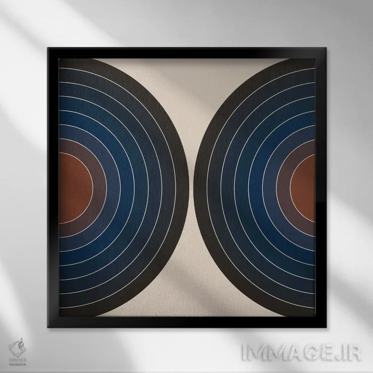 تابلو سونار گرگومیش اثر دیزاینز سرکا ۷۸ - نمای قابدار مشکی