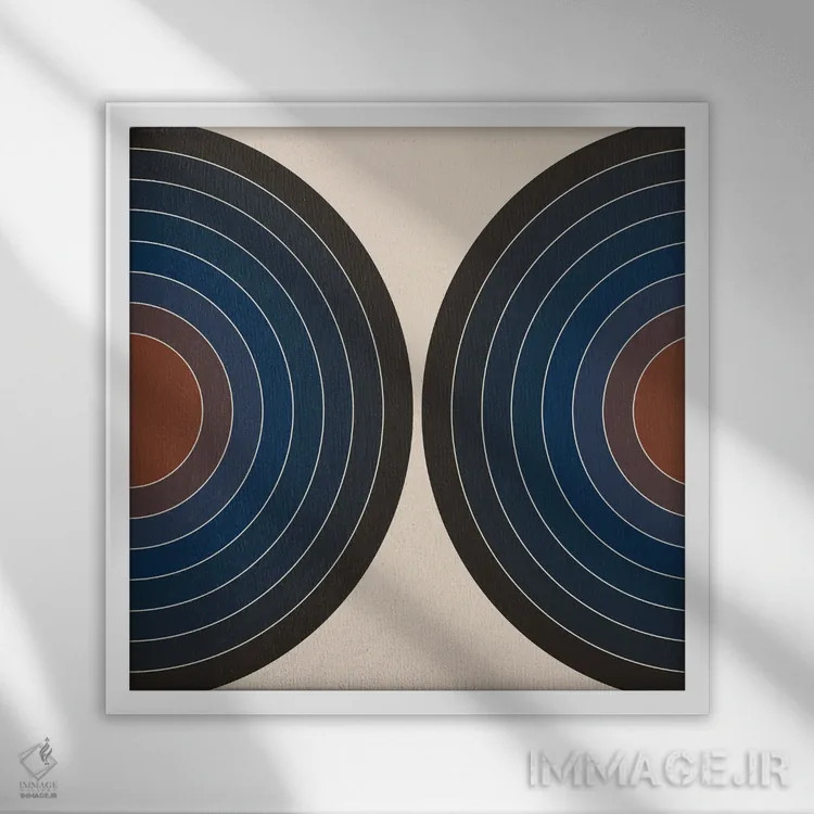 تابلو سونار گرگومیش اثر دیزاینز سرکا ۷۸ - نمای قابدار سفید