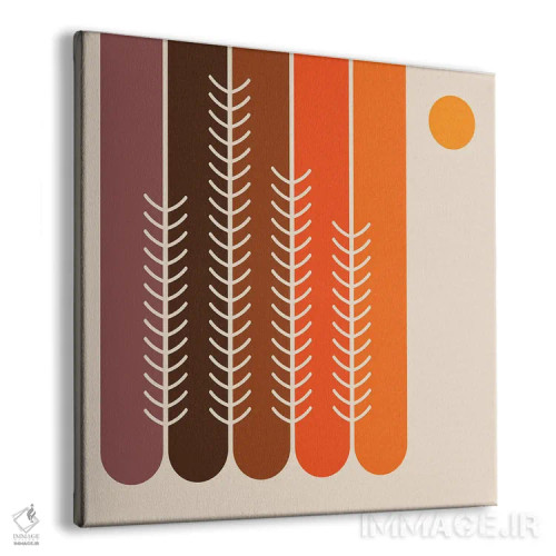 تابلو جنگل اثر دیزاینز سرکا ۷۸ - نمای پرسپکتیو محصول