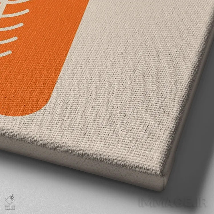 تابلو جنگل اثر دیزاینز سرکا ۷۸ - نمای نزدیک بافت بوم