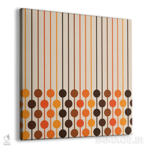 تابلو ششتایی طلایی اثر دیزاینز سرکا ۷۸ - نمای پرسپکتیو محصول