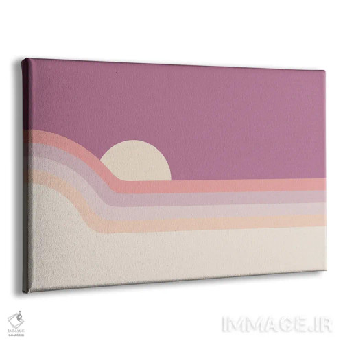 تابلو کفگیر یاس بنفش اثر دیزاینز سرکا ۷۸ - نمای پرسپکتیو محصول