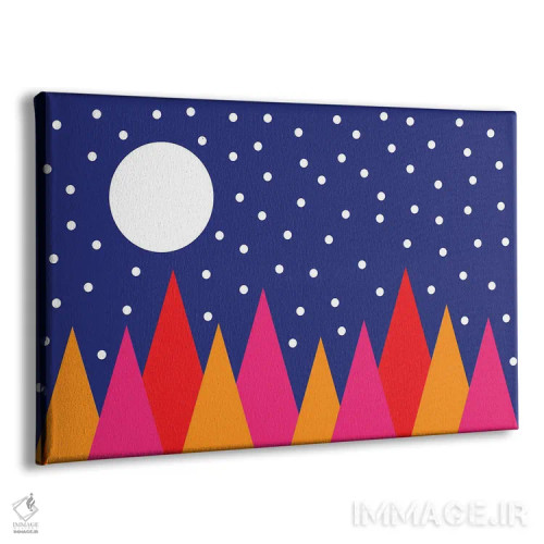 تابلو کاجهای نورماهخورده اثر دیزاینز سرکا ۷۸ - نمای پرسپکتیو محصول