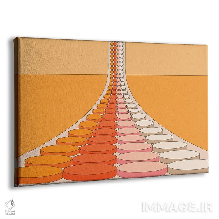 تابلو خط مونتاژ اثر دیزاینز سرکا ۷۸ - نمای پرسپکتیو محصول