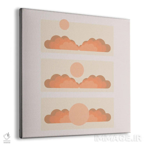 تابلو طلوع ماه سولیل اثر دیزاینز سرکا ۷۸ - نمای پرسپکتیو محصول