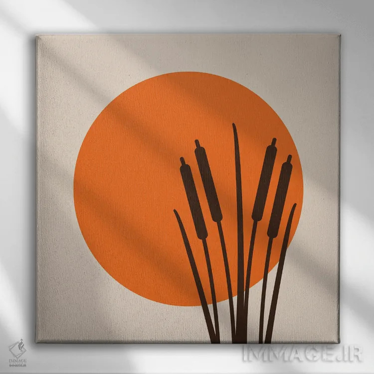 تابلو ساحل خلیج اثر دیزاینز سرکا ۷۸ - نمای روبهرو روی دیوار