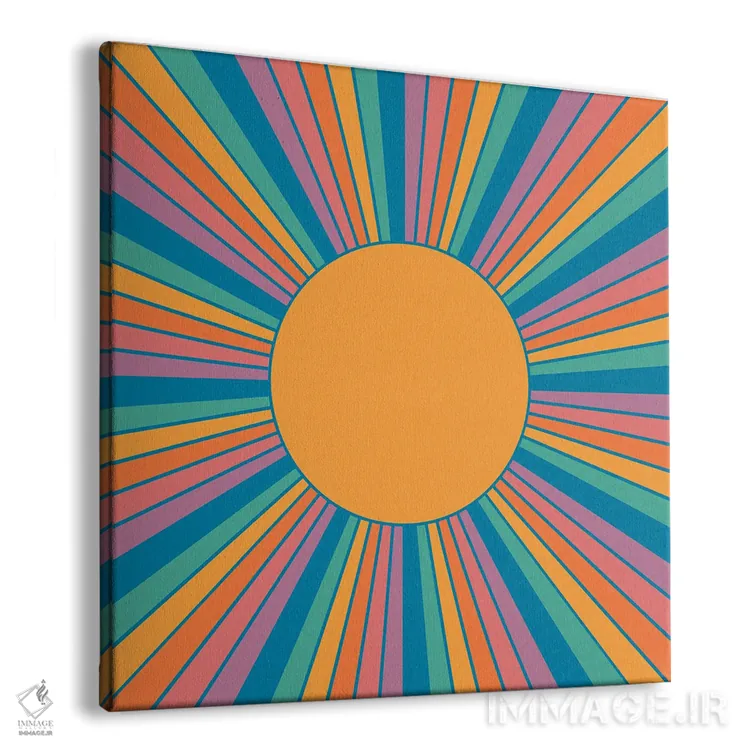 تابلو ایالت آفتاب (فلوریدا) اثر دیزاینز سرکا ۷۸ - نمای پرسپکتیو محصول