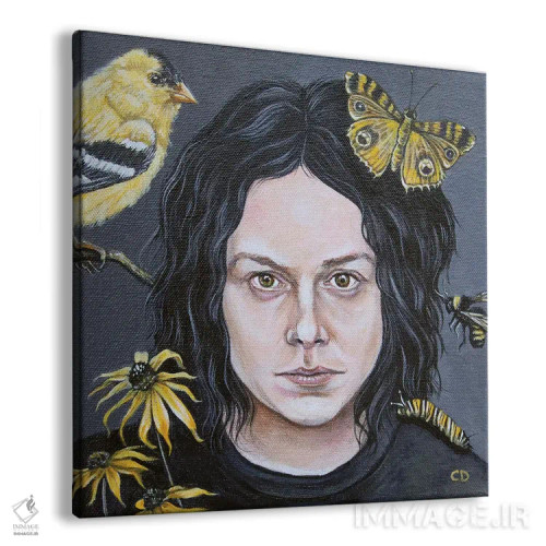 تابلو جک وایت (نام شخص) اثر سیندی دودس - نمای پرسپکتیو محصول