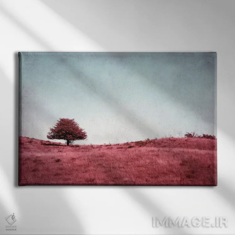 تابلو درختچه (آلمانی) اثر کلودیا دروسرت - نمای روبهرو روی دیوار