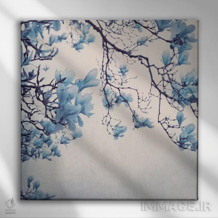 تابلو جمعه آبی اثر کلودیا دروسرت - نمای روبهرو روی دیوار