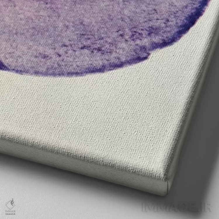 تابلو کاپیز V (نام صدف یا پنجره فیلیپینی) اثر کلودیا دروسرت - نمای نزدیک بافت بوم