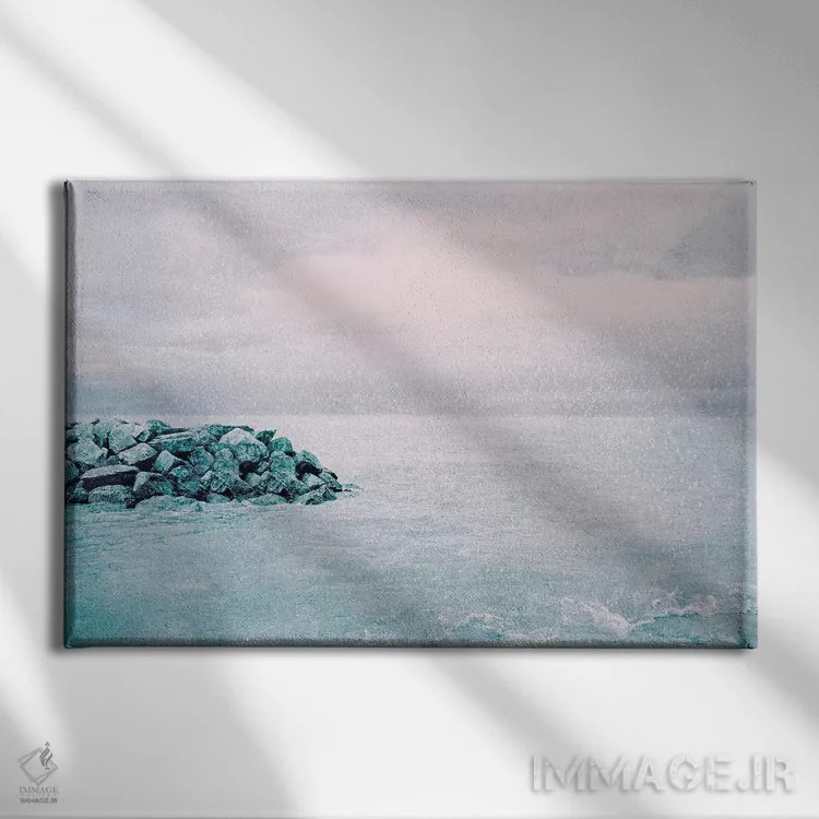تابلو دریای بالتیک اثر کلودیا دروسرت - نمای روبهرو روی دیوار