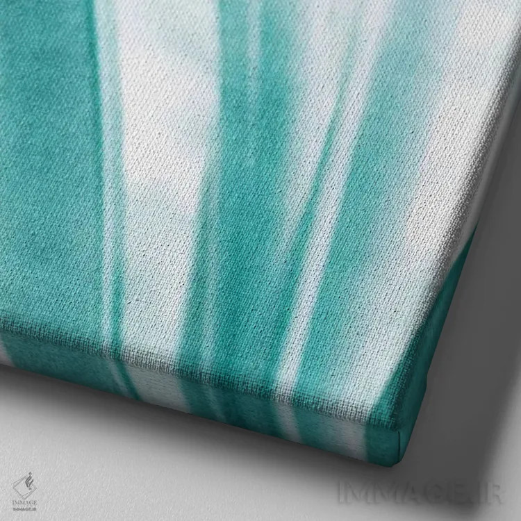 تابلو خوشآمدید اثر کلودیا دروسرت - نمای نزدیک بافت بوم