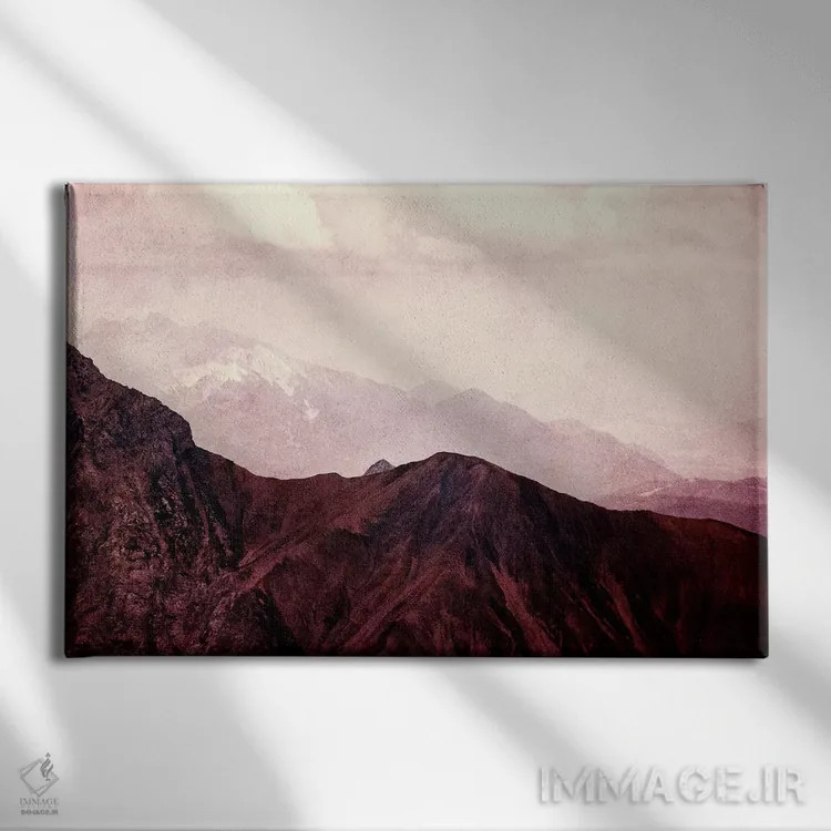 تابلو مرتفعتر اثر کلودیا دروسرت - نمای روبهرو روی دیوار