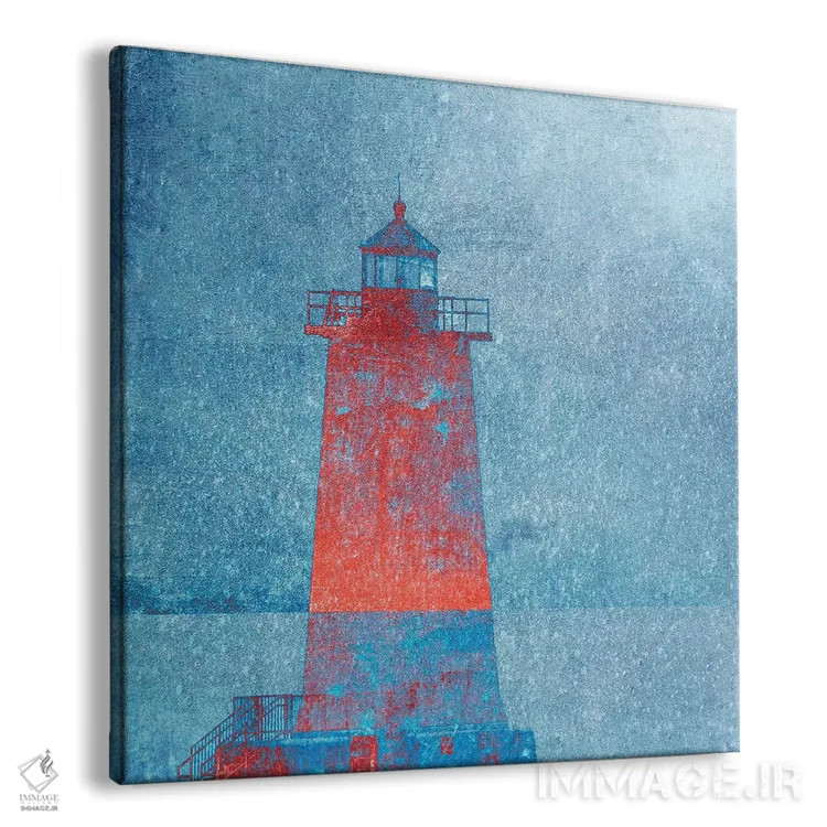 تابلو فانوس دریایی اثر کلودیا دروسرت - نمای پرسپکتیو محصول