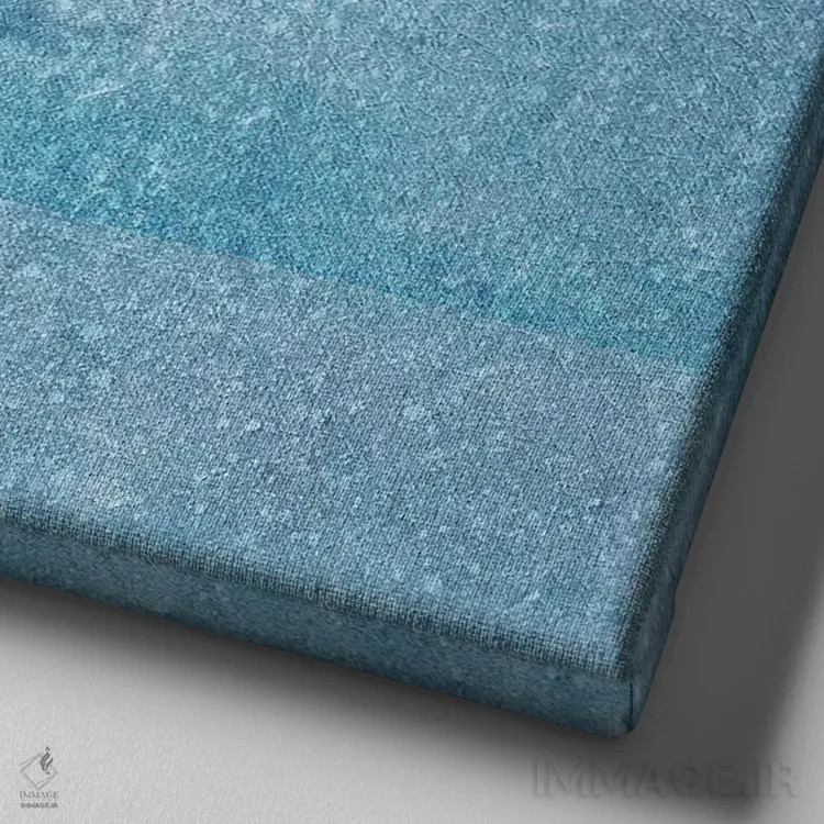 تابلو فانوس دریایی اثر کلودیا دروسرت - نمای نزدیک بافت بوم