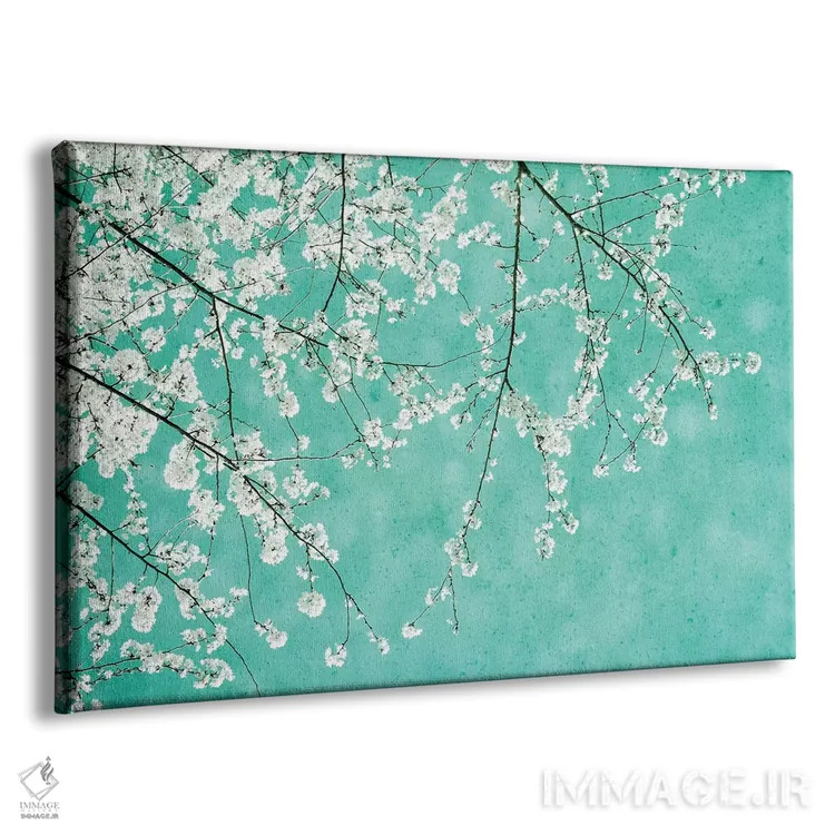 تابلو شکوفههای گیلاس اثر کلودیا دروسرت - نمای پرسپکتیو محصول