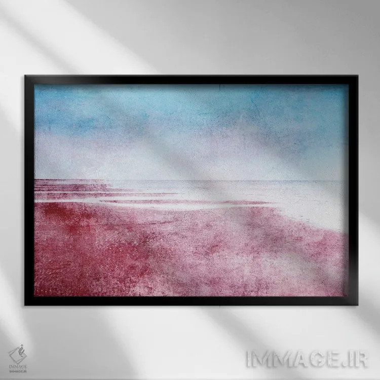 تابلو دریا اثر کلودیا دروسرت - نمای قابدار مشکی