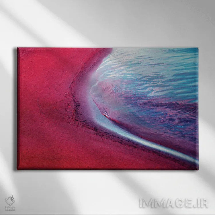 تابلو موج اثر کلودیا دروسرت - نمای روبهرو روی دیوار