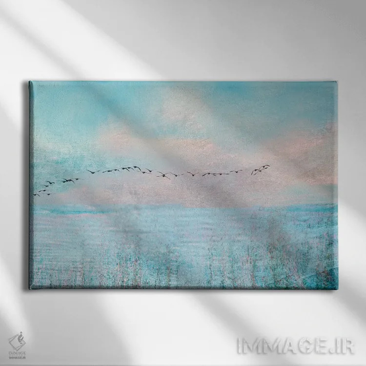 تابلو برداشت اثر کلودیا دروسرت - نمای روبهرو روی دیوار