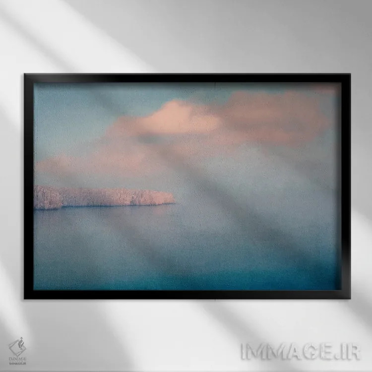 تابلو مه اثر کلودیا دروسرت - نمای قابدار مشکی