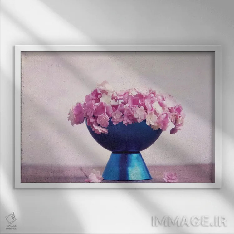 تابلو یخ اثر کلودیا دروسرت - نمای قابدار سفید