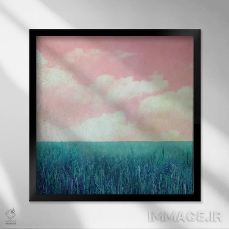 تابلو روز من I اثر کلودیا دروسرت - نمای قابدار مشکی