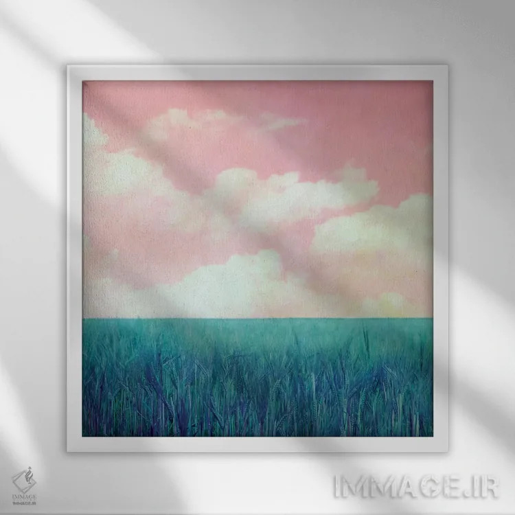 تابلو روز من I اثر کلودیا دروسرت - نمای قابدار سفید