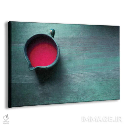 تابلو آب صورتی اثر کلودیا دروسرت - نمای پرسپکتیو محصول