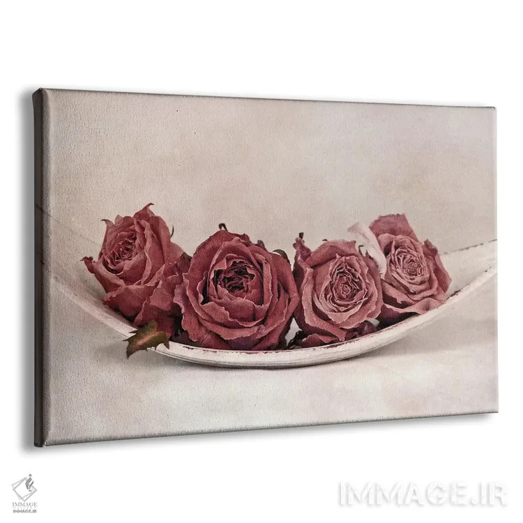تابلو کوارتت گل رز اثر کلودیا دروسرت - نمای پرسپکتیو محصول
