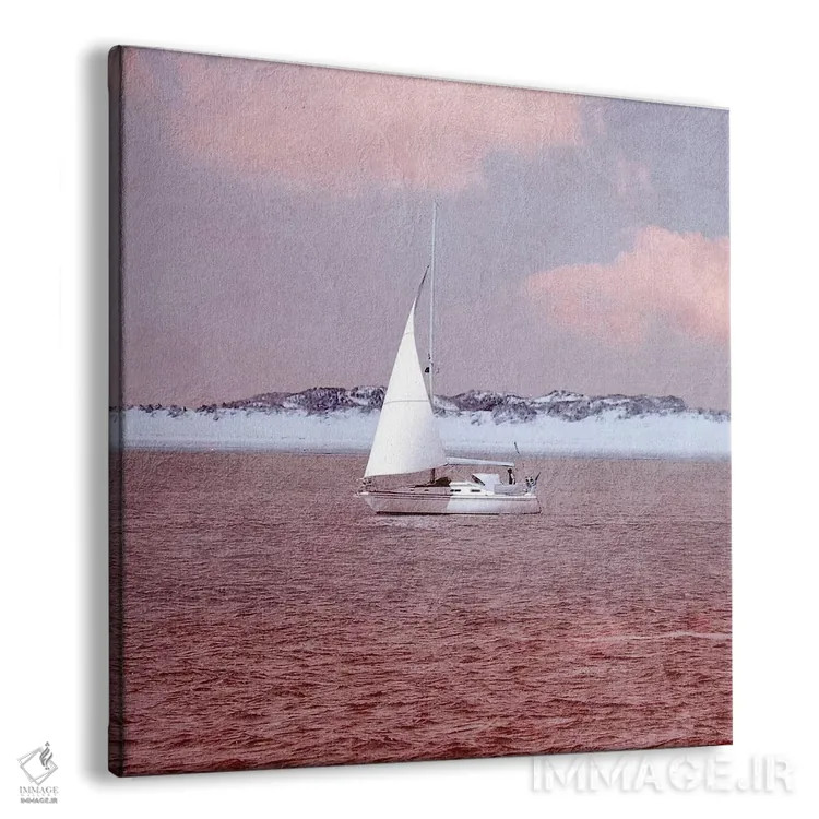 تابلو بادبان اثر کلودیا دروسرت - نمای پرسپکتیو محصول