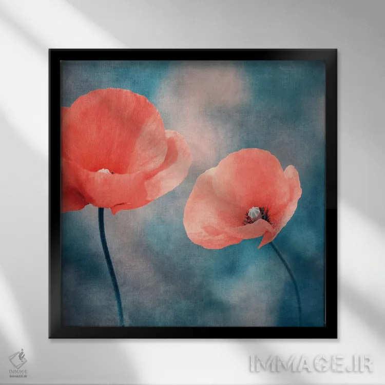 تابلو تابستان من اثر کلودیا دروسرت - نمای قابدار مشکی