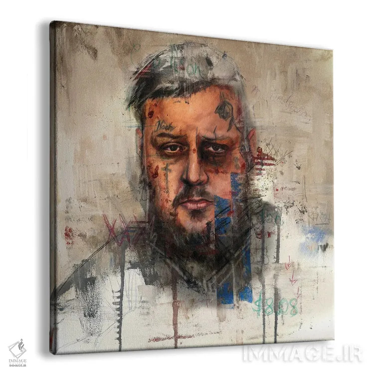 تابلو جلی رول (موسیقیدان/نام مستعار) اثر کدی سن - نمای پرسپکتیو محصول