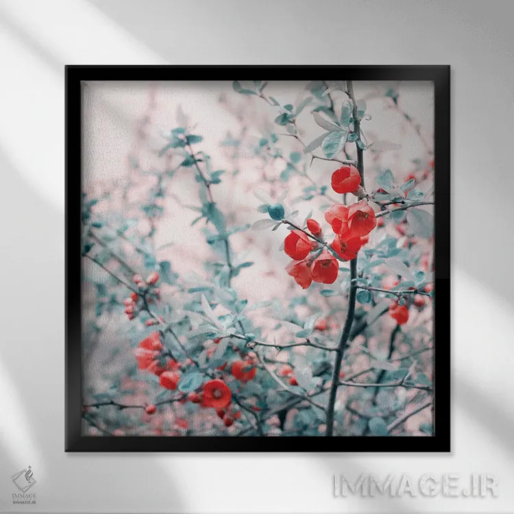 تابلو بهار اثر کلودیا دروسرت - نمای قابدار مشکی