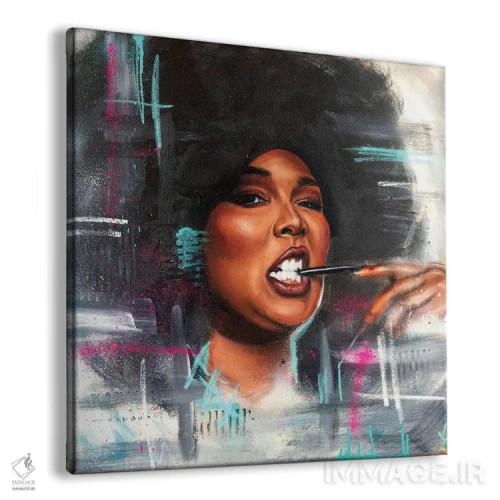 تابلو لیزو (خواننده) اثر کدی سن - نمای پرسپکتیو محصول